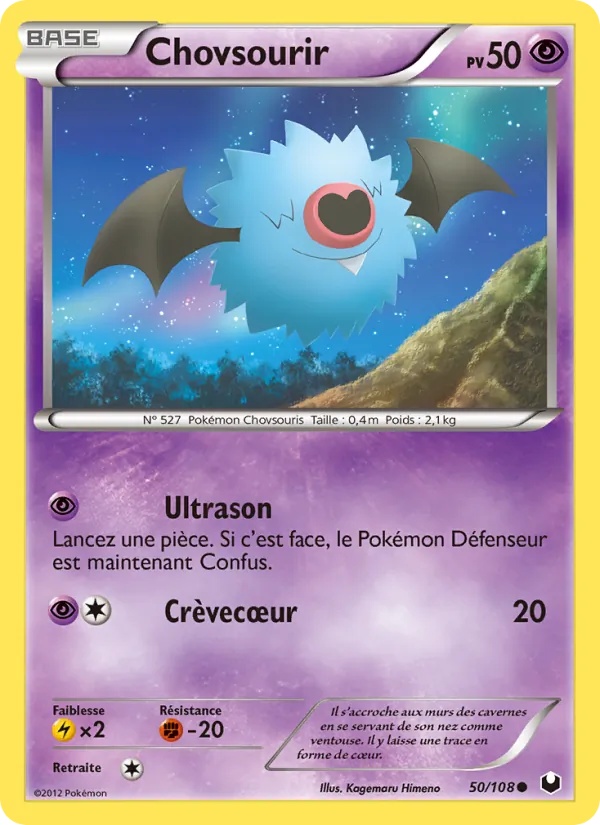 Chovsourir 50/108 - Explorateurs Obscurs - Pokémon JCC