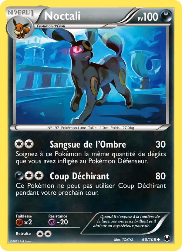 Noctali 60/108 - Explorateurs Obscurs - Pokémon JCC