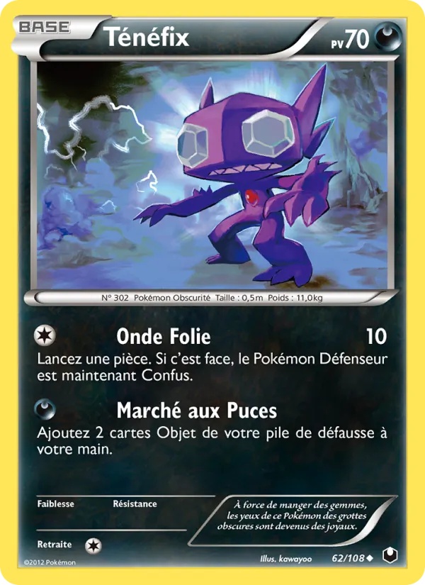 Ténéfix 62/108 - Explorateurs Obscurs - Pokémon JCC