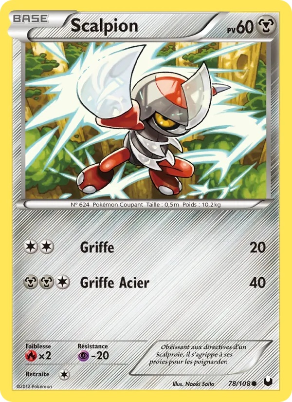 Scalpion 78/108 - Explorateurs Obscurs - Pokémon JCC