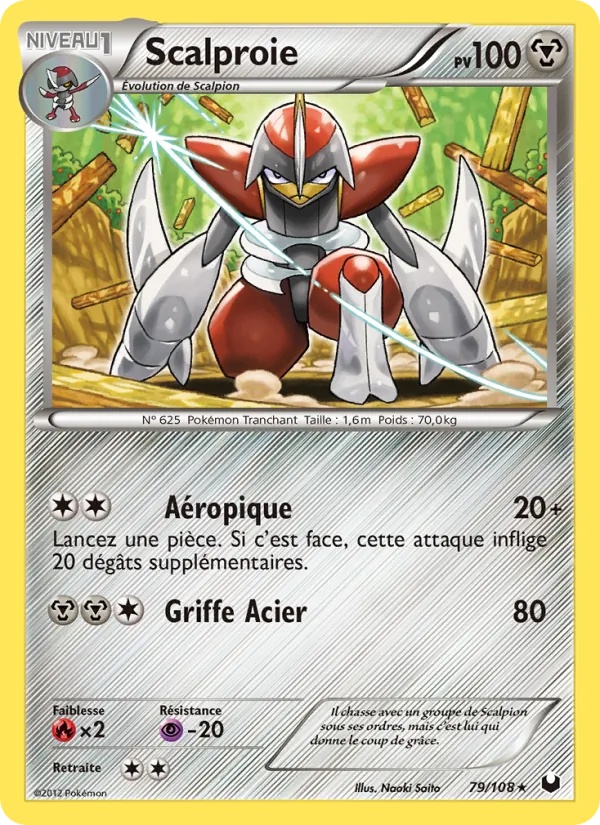 Scalproie 79/108 - Explorateurs Obscurs - Pokémon JCC