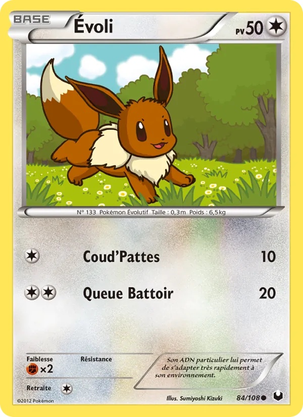 Évoli 84/108 - Explorateurs Obscurs - Pokémon JCC