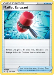 Maillet Écrasant 159/202 - Épée et Bouclier - Reverse - Pokémon JCC