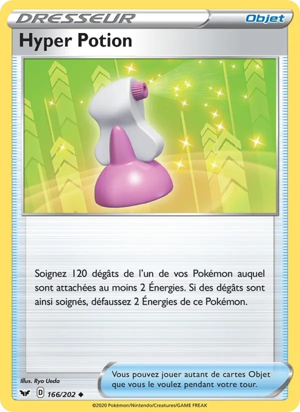 Hyper Potion 166/202 - Épée et Bouclier - Reverse - Pokémon JCC
