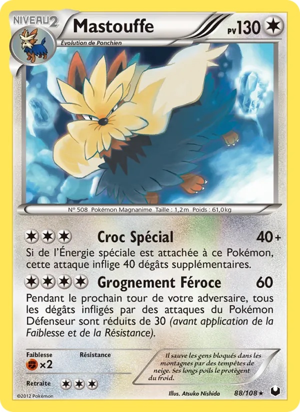 Mastouffe 88/108 - Explorateurs Obscurs - Pokémon JCC