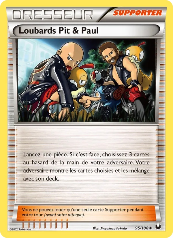 Loubards Pit & Paul 95/108 - Explorateurs Obscurs - Pokémon JCC