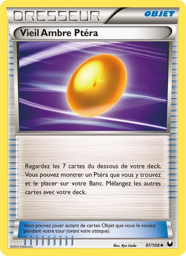 Vieil Ambre Ptéra 97/108 - Explorateurs Obscurs - Pokémon JCC