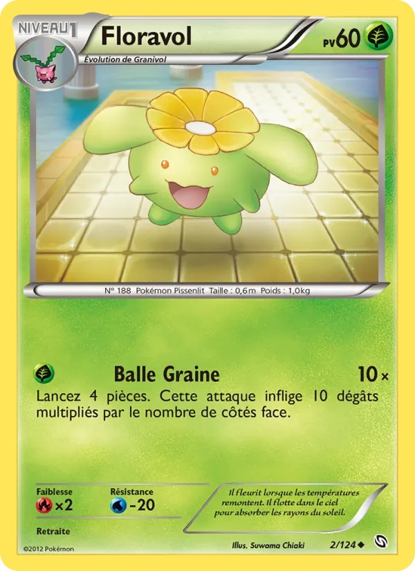 Floravol 2/124 - Dragons Éxaltés - Pokémon JCC