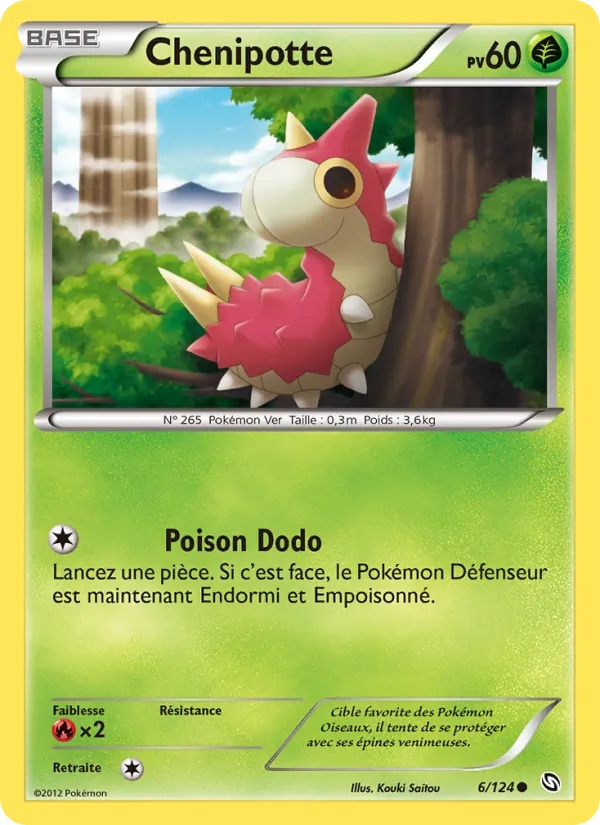 Chenipotte 6/124 - Dragons Éxaltés - Pokémon JCC