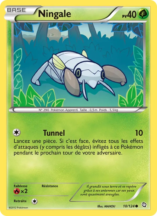 Ningale 10/124 - Dragons Éxaltés - Pokémon JCC