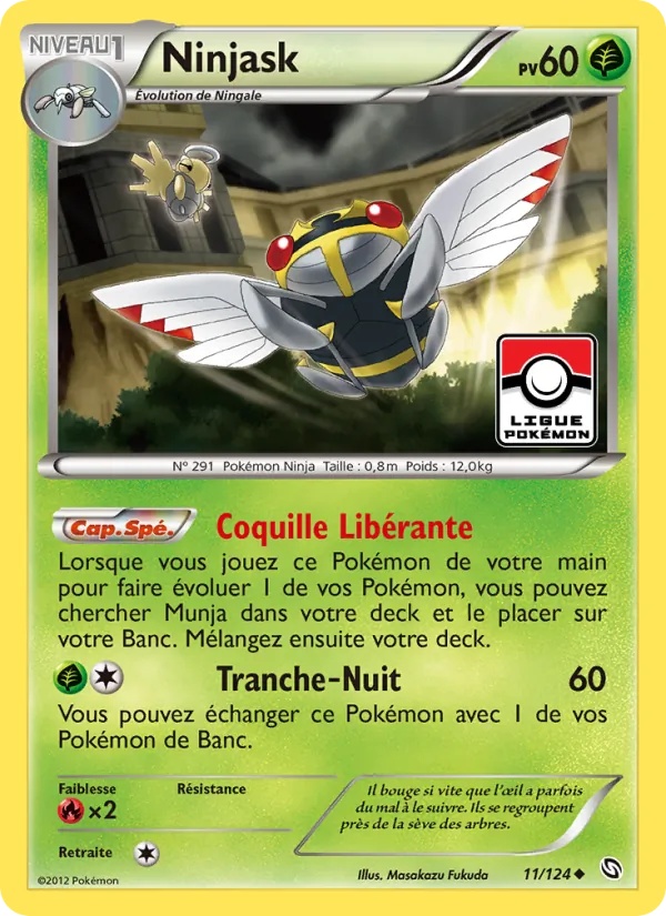 Ninjask 11/124 - Dragons Éxaltés - Pokémon JCC