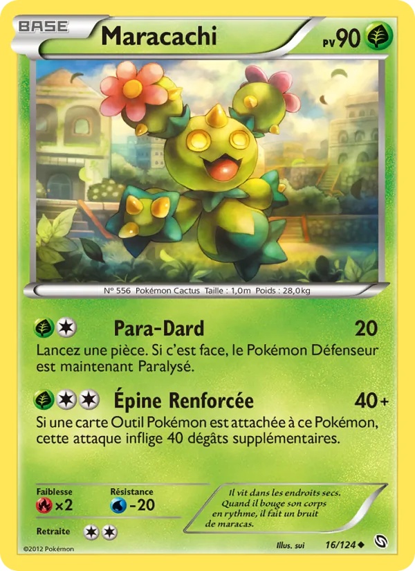 Maracachi 16/124 - Dragons Éxaltés - Pokémon JCC