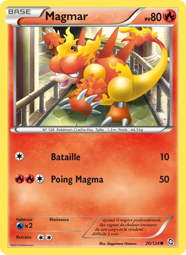Magmar 20/124 - Dragons Éxaltés - Pokémon JCC