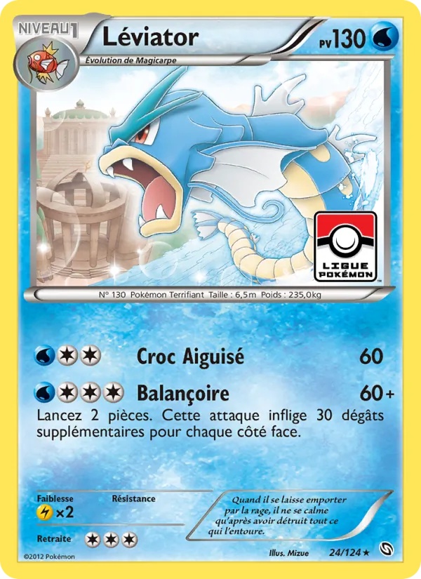Léviator 24/124 - Dragons Éxaltés - Pokémon JCC