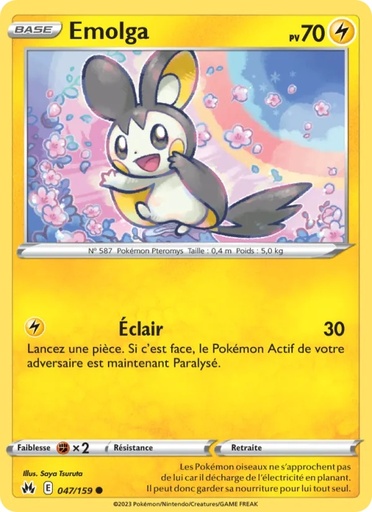 Emolga 047/159 Reverse