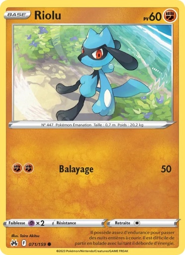 Riolu 071/159 Reverse