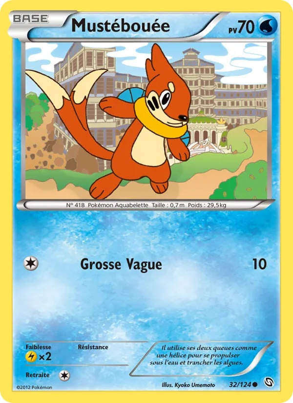 Mustébouée 32/124 - Dragons Éxaltés - Pokémon JCC