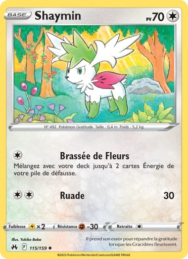 Shaymin 115/159 Reverse