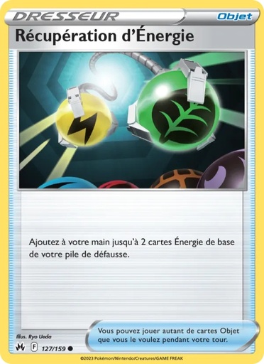 Récupération d'Énergie 127/159 Reverse