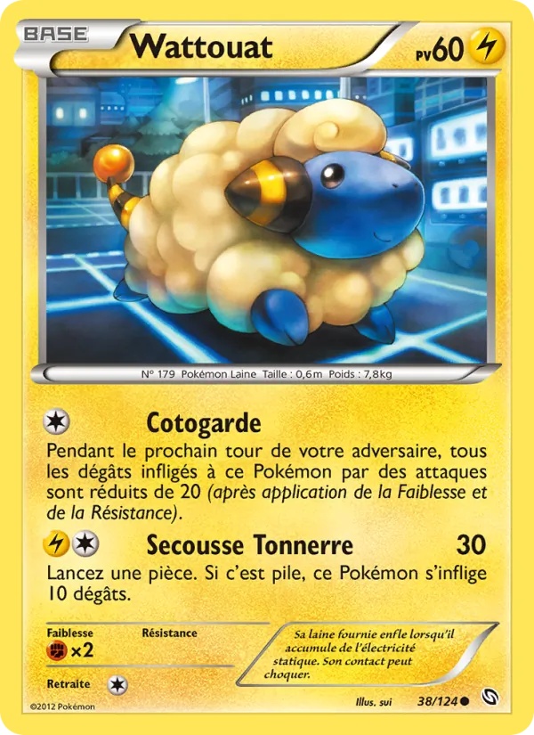 Wattouat 38/124 - Dragons Éxaltés - Pokémon JCC