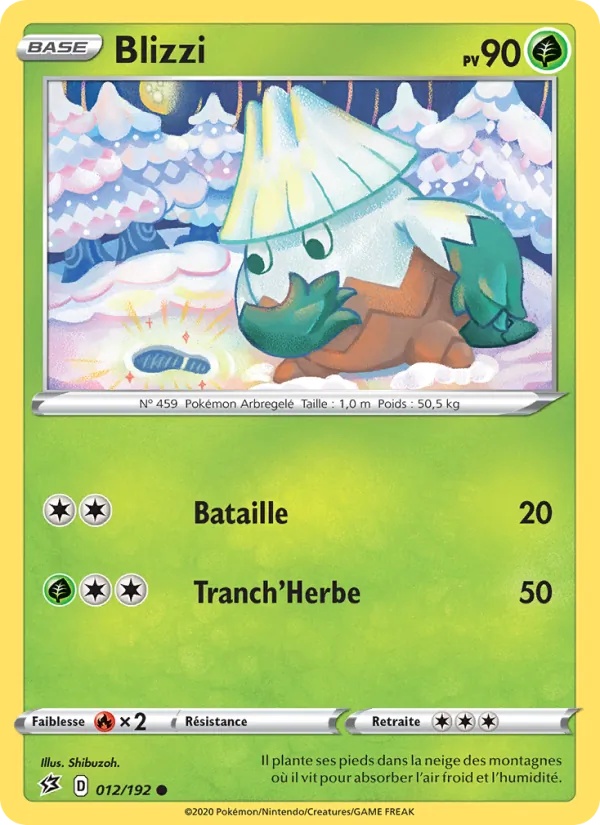 Blizzi 12/192 - Clash des Rebelles - Reverse - Pokémon JCC