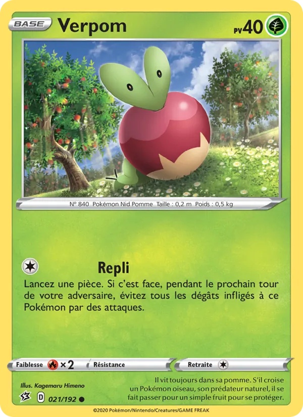 Verpom 21/192 - Clash des Rebelles - Reverse - Pokémon JCC