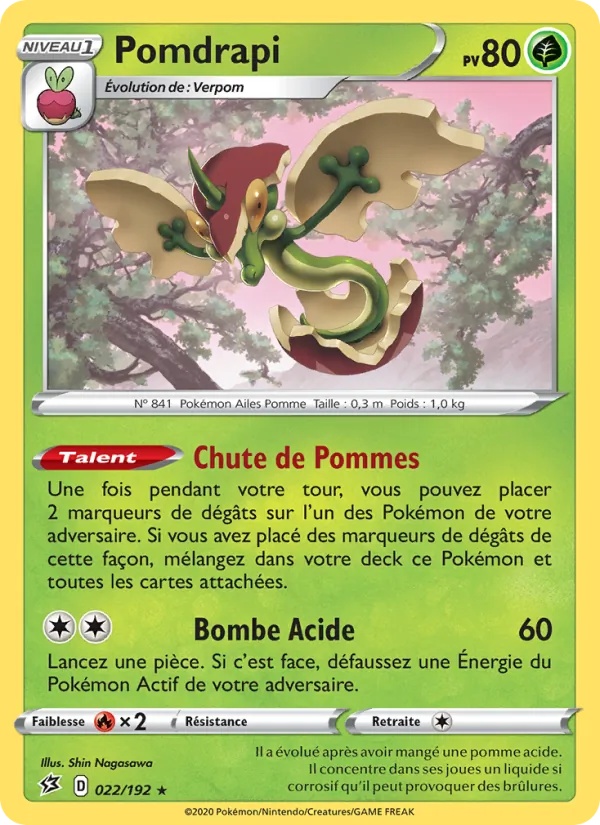 Pomdrapi 22/192 - Clash des Rebelles - Reverse - Pokémon JCC
