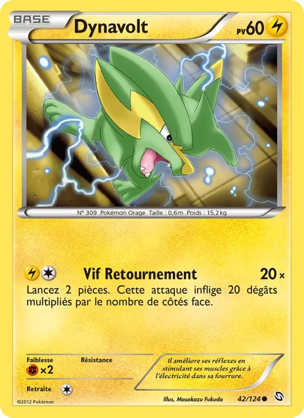 Dynavolt 42/124 - Dragons Éxaltés - Pokémon JCC