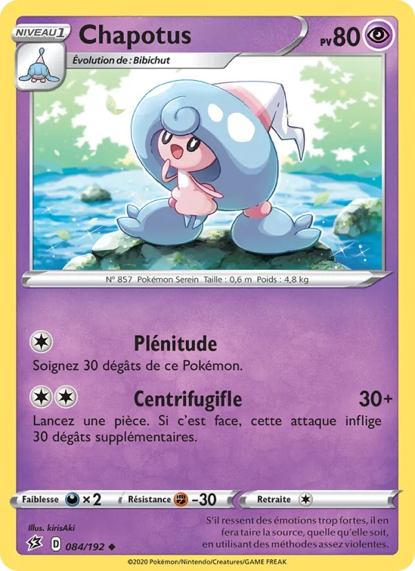 Chapotus 84/192 - Clash des Rebelles - Reverse - Pokémon JCC