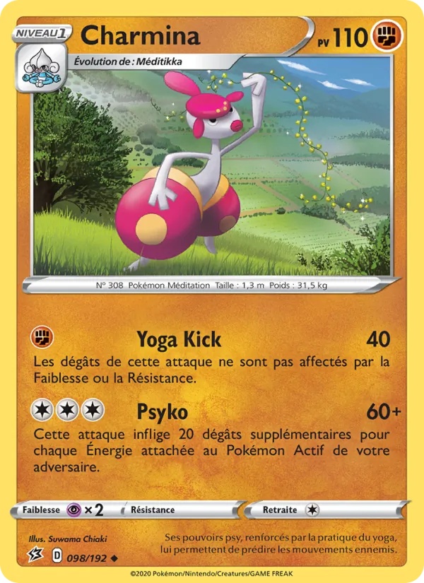 Charmina 98/192 - Clash des Rebelles - Reverse - Pokémon JCC