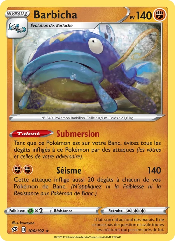 Barbicha 100/192 - Clash des Rebelles - Reverse - Pokémon JCC