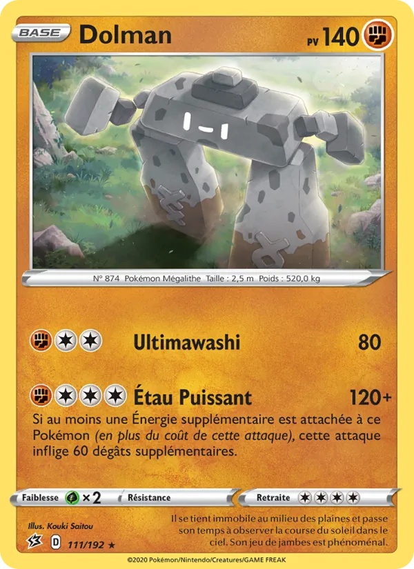 Dolman 111/192 - Clash des Rebelles - Reverse - Pokémon JCC