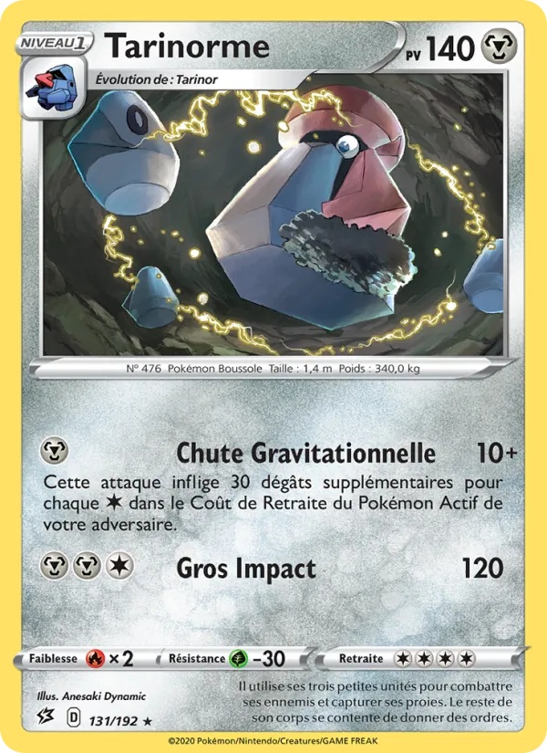 Tarinorme 131/192 - Clash des Rebelles - Reverse - Pokémon JCC