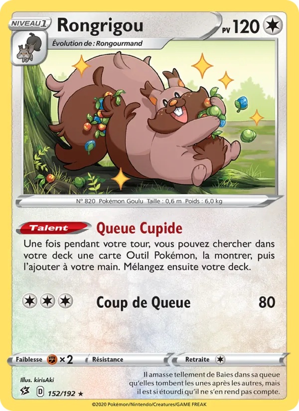 Rongrigou 152/192 - Clash des Rebelles - Reverse - Pokémon JCC