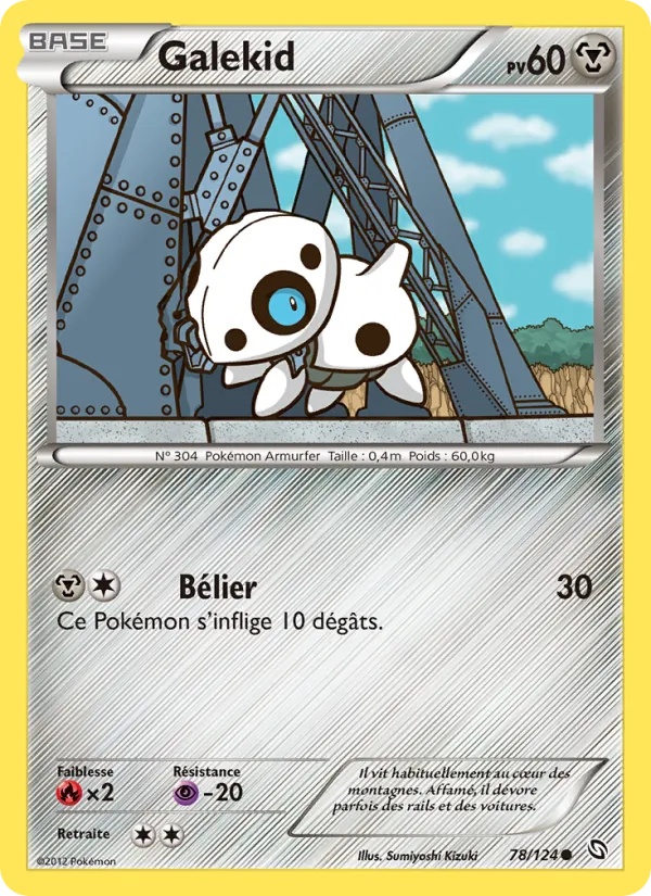 Galekid 78/124 - Dragons Éxaltés - Pokémon JCC