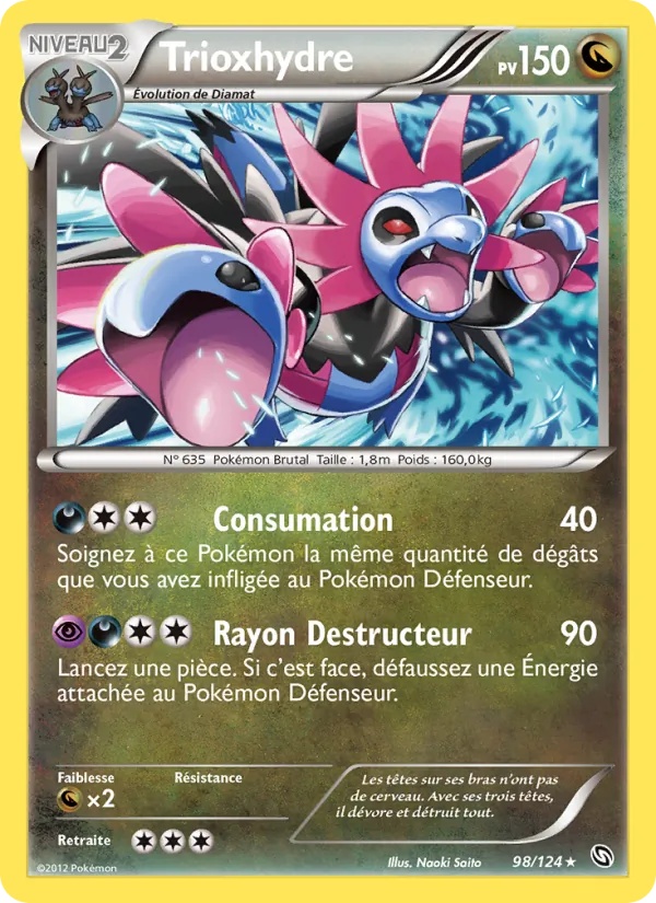 Trioxhydre 98/124 - Dragons Éxaltés - Pokémon JCC