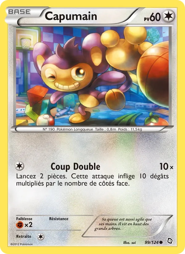 Capumain 99/124 - Dragons Éxaltés - Pokémon JCC