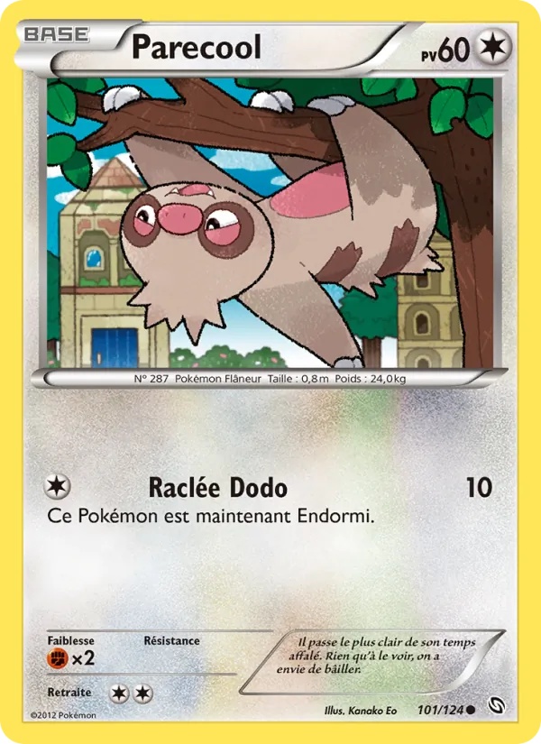 Parecool 101/124 - Dragons Éxaltés - Pokémon JCC