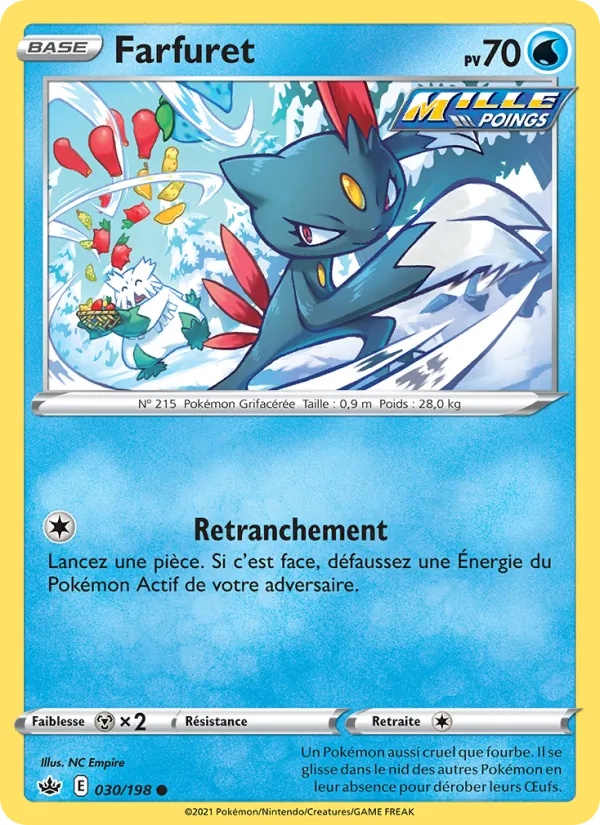 Farfuret 30/198 - Règne de Glace - Reverse - Pokémon JCC