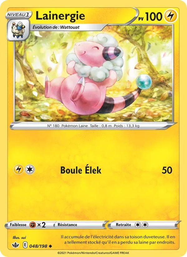 Lainergie 48/198 - Règne de Glace - Reverse - Pokémon JCC
