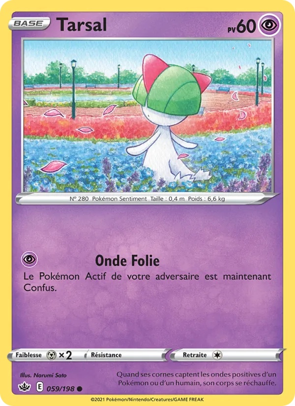 Tarsal 59/198 - Règne de Glace - Reverse - Pokémon JCC