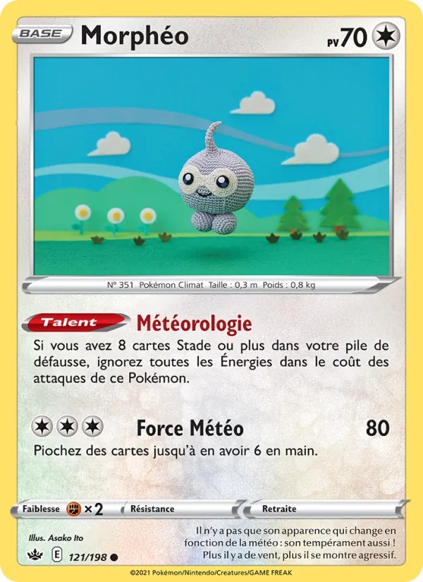 Morphéo 121/198 - Règne de Glace - Reverse - Pokémon JCC