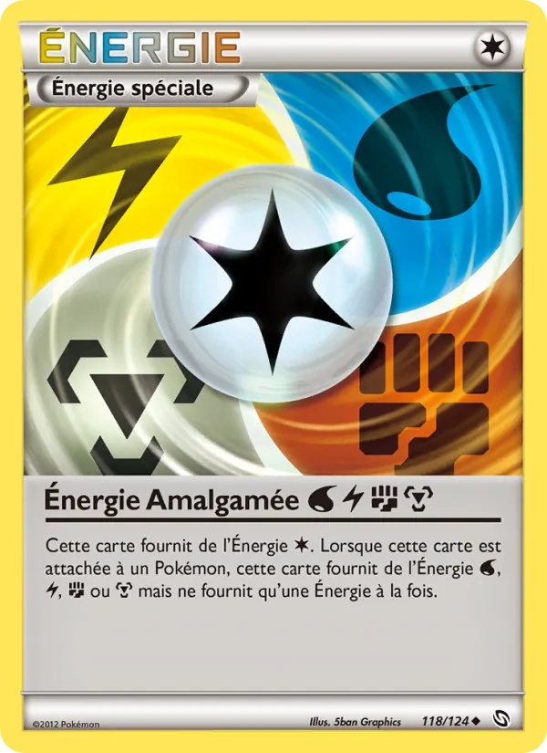 Énergie Amalgamée WaterLightningFightingMetal 118/124 - Dragons Éxaltés - Pokémon JCC