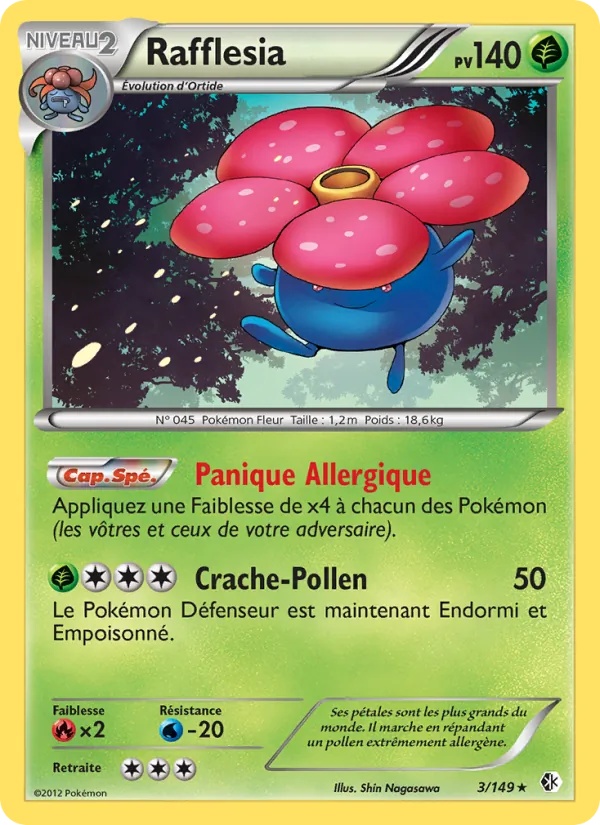 Rafflesia 3/149 - Frontières Franchies - Pokémon JCC