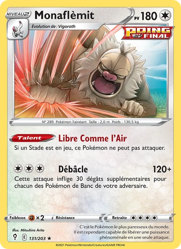 Monaflèmit 131/203 - Évolution Céleste - Reverse - Pokémon JCC