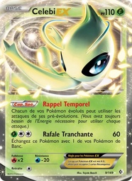 Celebi-EX 9/149 - Frontières Franchies - Pokémon JCC