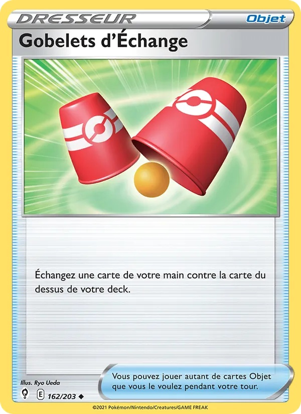 Gobelets d'Échange 162/203 - Évolution Céleste - Reverse - Pokémon JCC