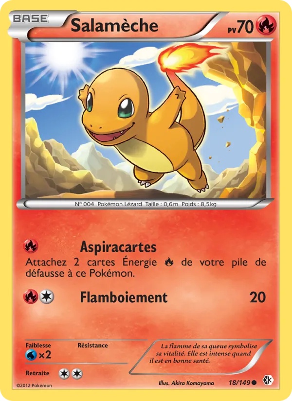 Salamèche 18/149 - Frontières Franchies - Pokémon JCC