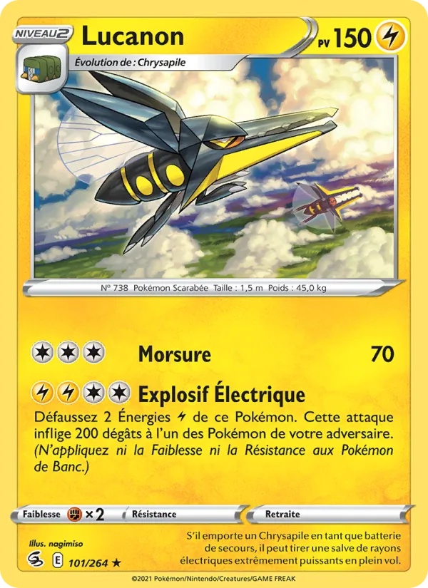 Lucanon 101/264 - Poing de Fusion - Reverse - Pokémon JCC