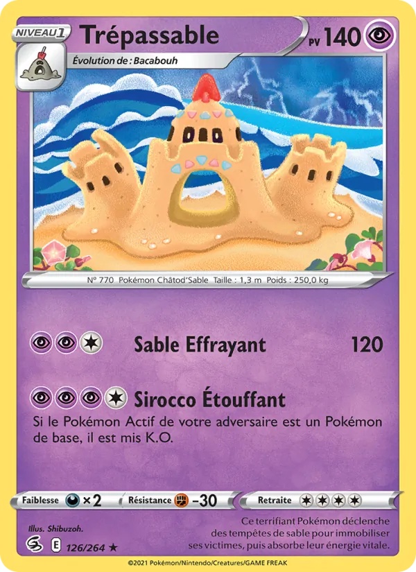 Trépassable 126/264 - Poing de Fusion - Reverse - Pokémon JCC